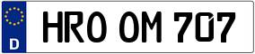 Truck License Plate